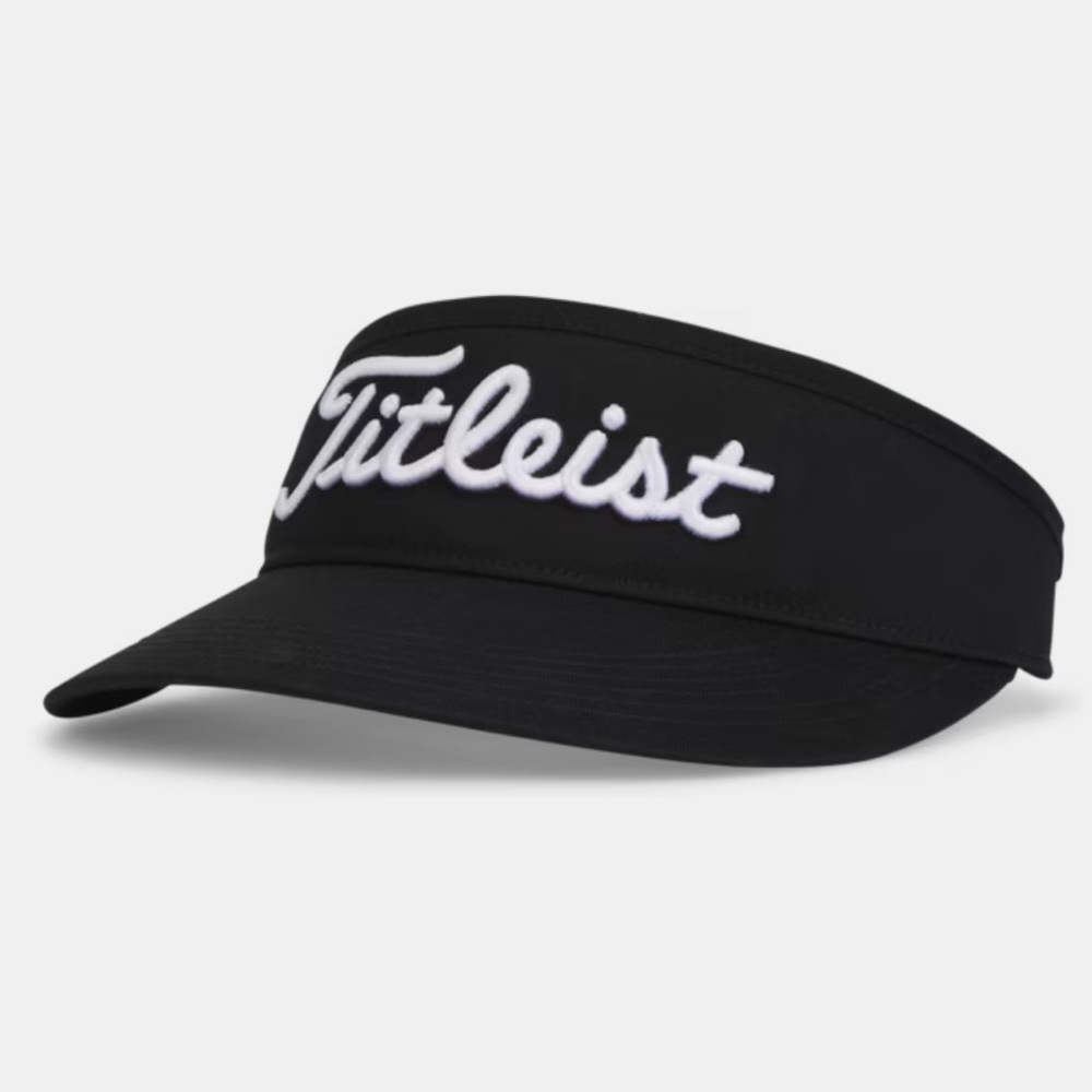 Titleist Players Classic Visor {Black and White}